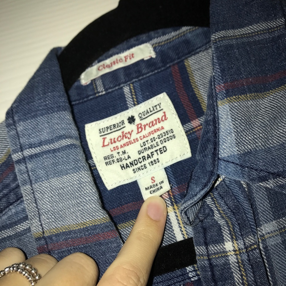 lucky brand flannel